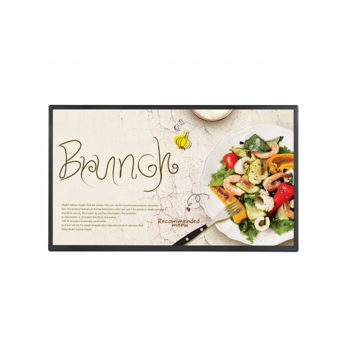 ЖК-дисплей, 32", 400 кд/м2, 24/7, FHD, LG webOS 6.0, LAN Player, Wi-fi, акустика 32SM5J-B