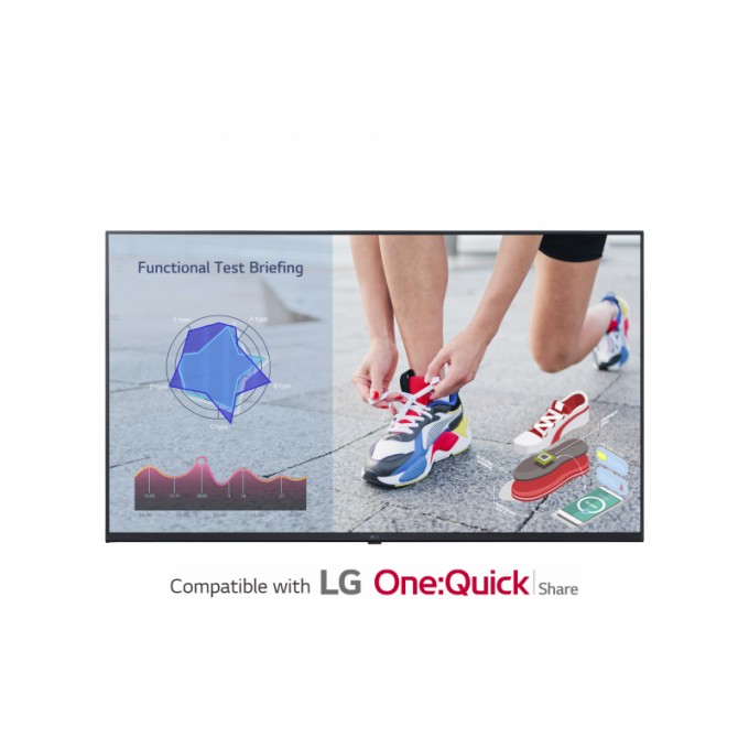 43" ЖК панель ULTRA HD, IPS, 300 кд/м.кв., WebOS, 16/7, акустика LG 43UL3J