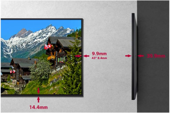 LG UH5F-B Уменьшенная рамка и небольшая глубина LG UH5F-B Уменьшенная рамка и небольшая глубина